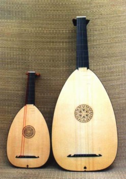 Large Renaissance Bass Lute