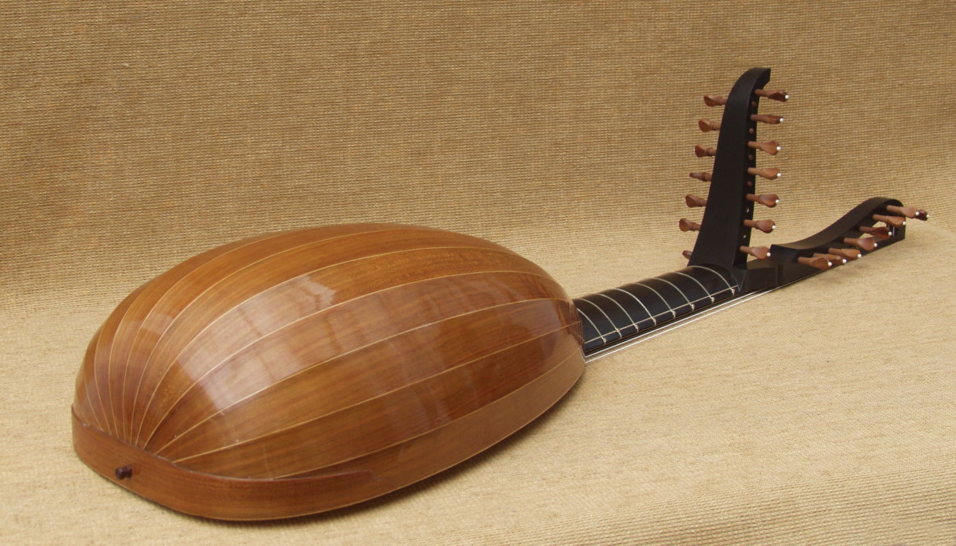 12 course lute on Venere body