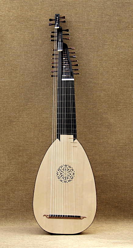 Baroque lute after Johannes Jauck