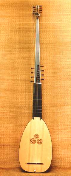 Small 10 fret Theorbo