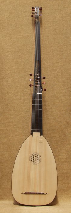 Large French Theorbo